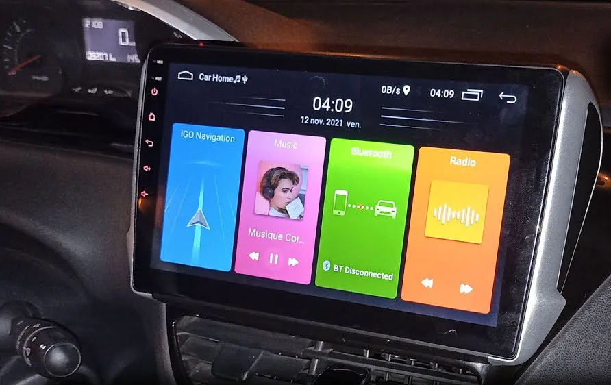 Installation autoradio Android Peugeot 208
