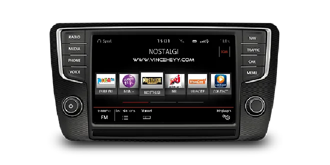 Logos de stations radio Volkswagen