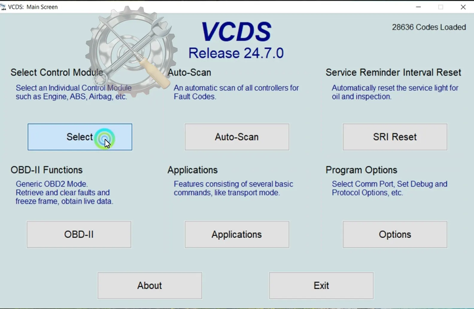 sellect VCDS sellect VCDS
