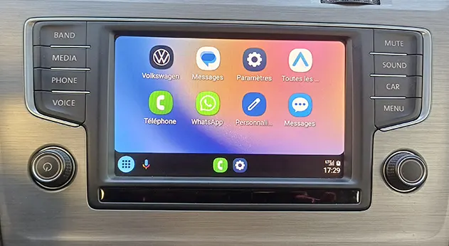 Android Auto activé sur Volkswagen