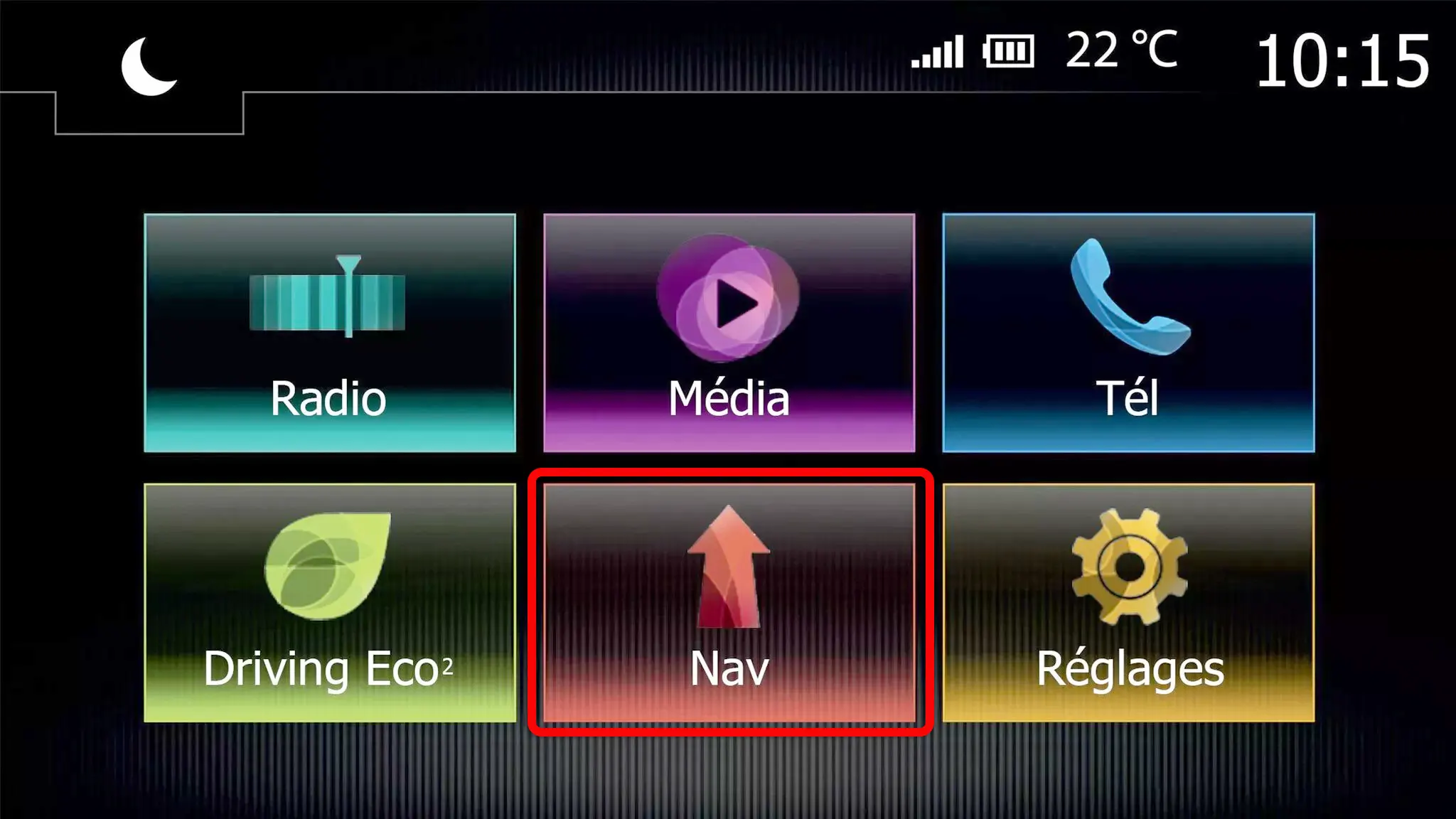 activer Navigation Medianav 3